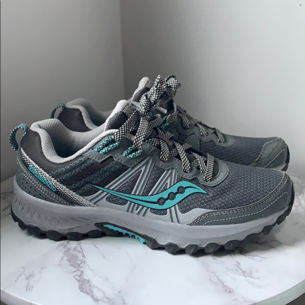 Saucony 9.5 Gray Excursion TR14 Trail Shoe 61589
